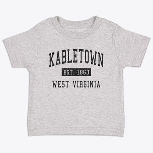 Kabletown West Virginia Classic Established Toddler T-Shirt