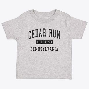 Cedar Run Pennsylvania Classic Established Toddler T-Shirt