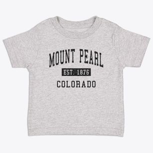 Mount Pearl Colorado Classic Established Toddler T-Shirt