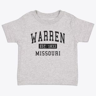 Warren Missouri Classic Established Toddler T-Shirt