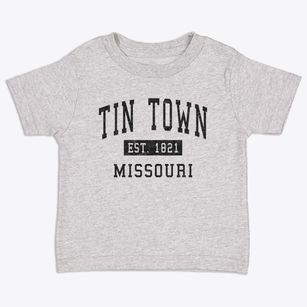 Tin Town Missouri Classic Established Toddler T-Shirt
