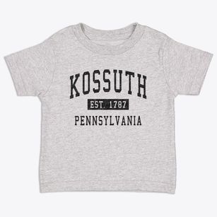 Kossuth Pennsylvania Classic Established Toddler T-Shirt