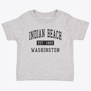 Indian Beach Washington Classic Established Toddler T-Shirt