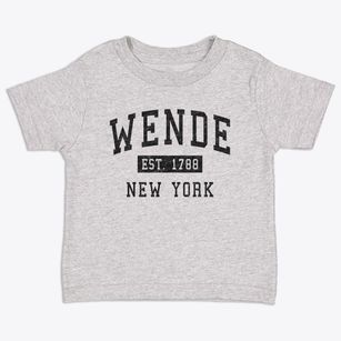 Wende New York Classic Established Toddler T-Shirt
