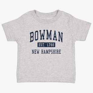 Bowman New Hampshire Classic Established Toddler T-Shirt