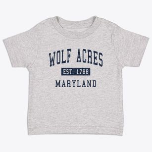 Wolf Acres Maryland Classic Established Toddler T-Shirt