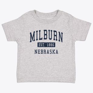 Milburn Nebraska Classic Established Toddler T-Shirt
