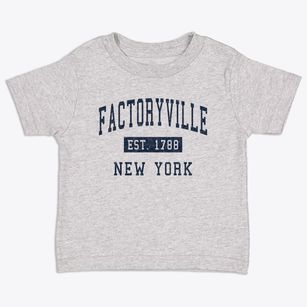 Factoryville New York Classic Established Toddler T-Shirt