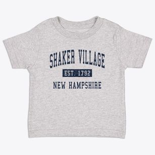 Shaker Village New Hampshire Classic Established Toddler T-Shirt
