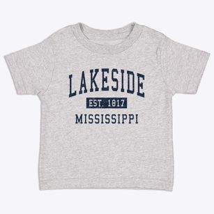 Lakeside Mississippi Classic Established Toddler T-Shirt