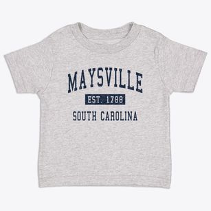 Maysville South Carolina Classic Established Toddler T-Shirt