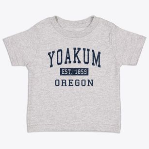 Yoakum Oregon Classic Established Toddler T-Shirt