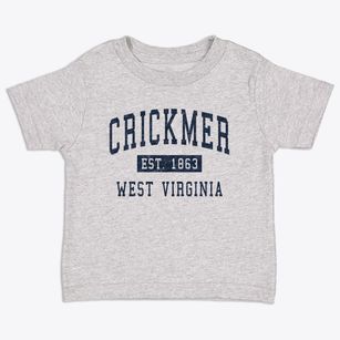 Crickmer West Virginia Classic Established Toddler T-Shirt
