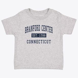 Branford Center Connecticut Classic Established Toddler T-Shirt