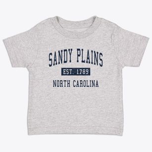 Sandy Plains North Carolina Classic Established Toddler T-Shirt