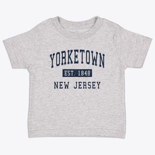 Yorketown New Jersey Classic Established Toddler T-Shirt