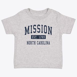 Mission North Carolina Classic Established Toddler T-Shirt