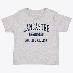 Lancaster North Carolina Classic Established Toddler T-Shirt