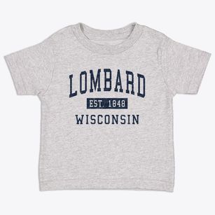 Lombard Wisconsin Classic Established Toddler T-Shirt