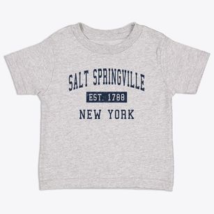 Salt Springville New York Classic Established Toddler T-Shirt