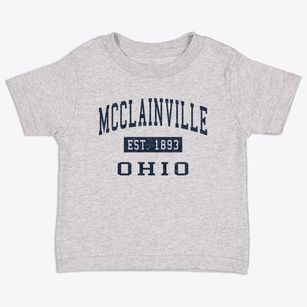 Mcclainville Ohio Classic Established Toddler T-Shirt