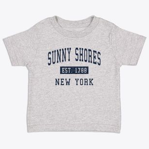 Sunny Shores New York Classic Established Toddler T-Shirt