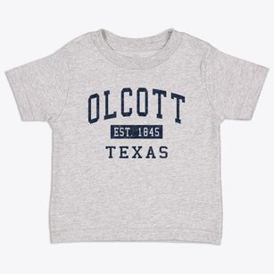 Olcott Texas Classic Established Toddler T-Shirt