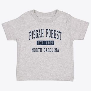 Pisgah Forest North Carolina Classic Established Toddler T-Shirt