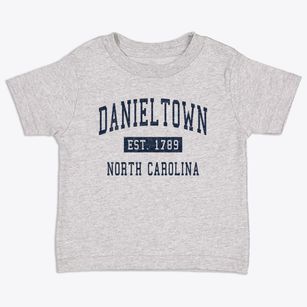 Danieltown North Carolina Classic Established Toddler T-Shirt