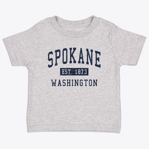 Spokane Washington Classic Established Toddler T-Shirt