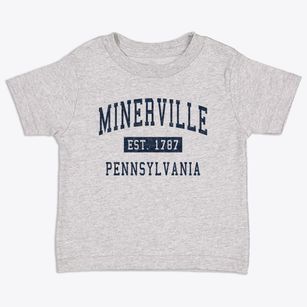 Minerville Pennsylvania Classic Established Toddler T-Shirt