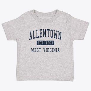 Allentown West Virginia Classic Established Toddler T-Shirt