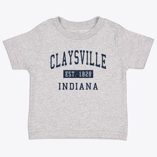 Claysville Indiana Classic Established Toddler T-Shirt