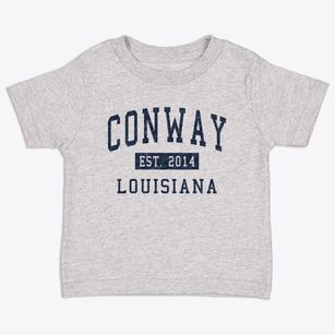 Conway Louisiana Classic Established Toddler T-Shirt