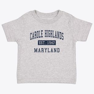 Carole Highlands Maryland Classic Established Toddler T-Shirt