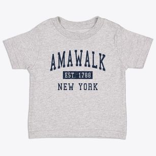 Amawalk New York Classic Established Toddler T-Shirt