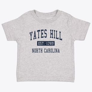 Yates Hill North Carolina Classic Established Toddler T-Shirt