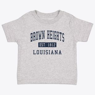 Brown Heights Louisiana Classic Established Toddler T-Shirt
