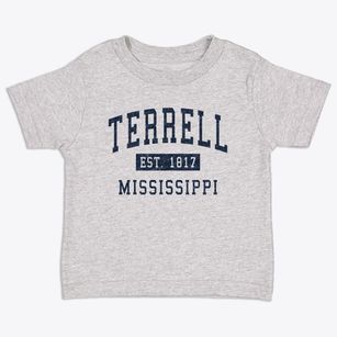 Terrell Mississippi Classic Established Toddler T-Shirt
