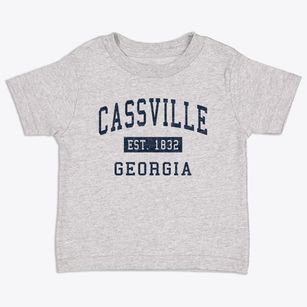 Cassville Georgia Classic Established Toddler T-Shirt