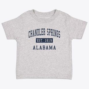 Chandler Springs Alabama Classic Established Toddler T-Shirt