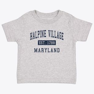 Halpine Village Maryland Classic Established Toddler T-Shirt