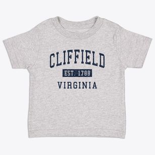 Cliffield Virginia Classic Established Toddler T-Shirt