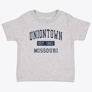 Uniontown Missouri Classic Established Toddler T-Shirt