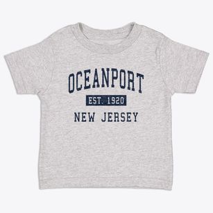 Oceanport New Jersey Classic Established Toddler T-Shirt