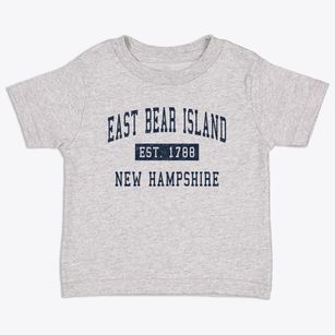 East Bear Island New Hampshire Classic Established Toddler T-Shirt