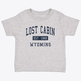 Lost Cabin Wyoming Classic Established Toddler T-Shirt