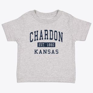 Chardon Kansas Classic Established Toddler T-Shirt
