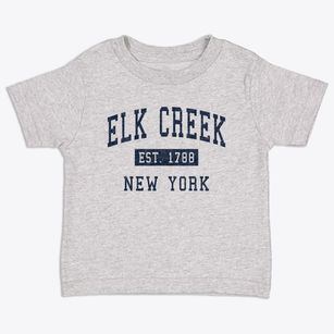 Elk Creek New York Classic Established Toddler T-Shirt