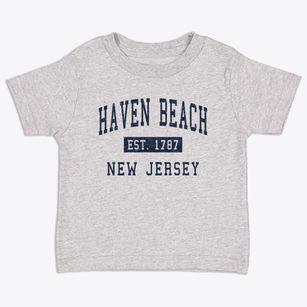 Haven Beach New Jersey Classic Established Toddler T-Shirt